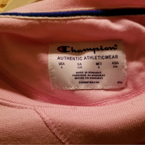 Light Pink Champion Pullover - Picture 3 of 4
